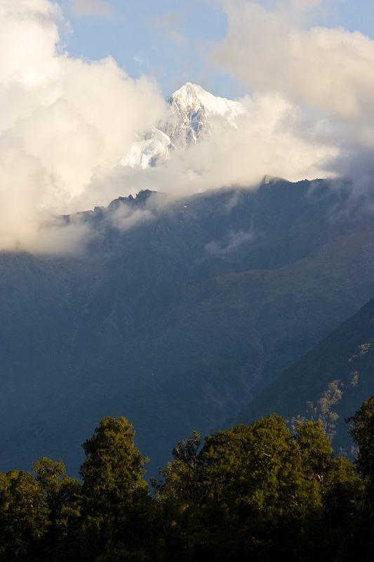 Aoraki/Mount Cook Through Clouds